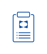 Built to Last blue clipboard icon