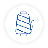 Blue spool icon