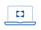 Laptop icon that represents help