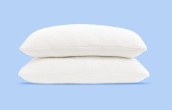 Stack of bundle pillows