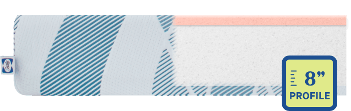 Dreamlife 8-Inch Side Profile with Height Icon